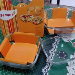 njunto de Assadeiras de Vidro Sempre – Quadrado 3 Peças na Magazine Luiza