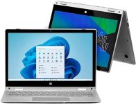 Note 2 em 1, com Windows 11 Home, Processador Intel Celeron, Tela 11,6 Pol + Microsoft 365 Personal e 1TB na Nuvem – PC280 na Amazon