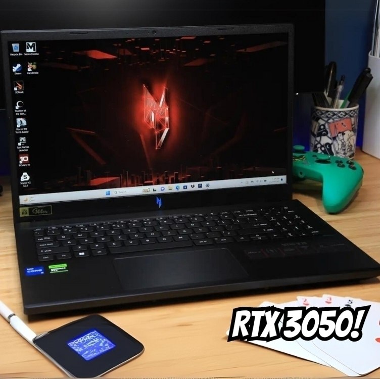 Notebook Acer Nitro V ANV15-51-57WS Intel Core i5-13420H 15.6 FHD GeForce RTX3050 512GB SSD 8GB RAM Linux Gutta + Ubook Kit Digitais Geek na Casas Bahia