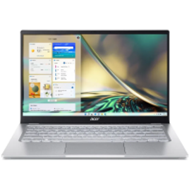 Notebook Acer Swift 3 SF314-512T-7325 i7 12ª Gen Windows 11 Home 8GB 512GB SSD 14' FHD touchscreen na Acer