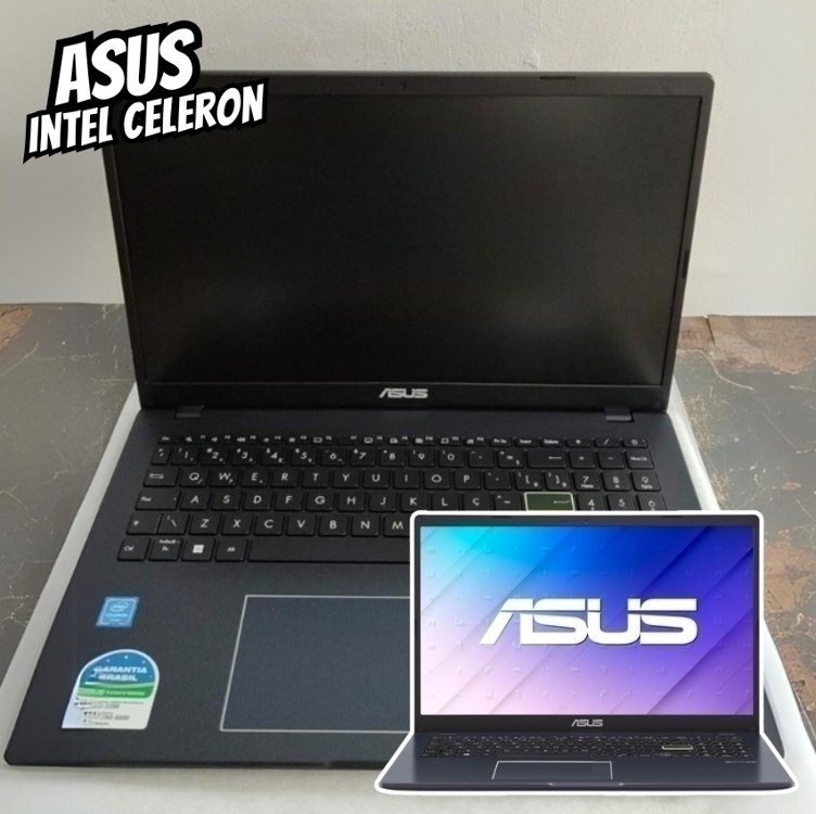 Notebook ASUS E510MA, Intel Celeron Dual Core, 4GB, 128GB EMMC, Windows 11 Home, Tela de 15,6″, Black – E510MA-BR1347WS na Amazon