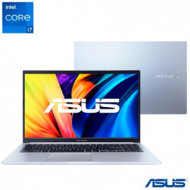 Notebook Asus Intel Core i7 1255U 16GB 512GB SSD Tela de 15,6" Placa de Vídeo Intel Iris Xe Prata Metálico - X1502ZA-EJ611W na Fastshop