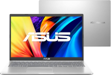 Notebook ASUS Vivobook 15 Intel Pentium Gold 4GB, 128 GB SSD, W11 Home 15,60″ FHD, Transparent Silver – X1500EA-EJ4239WS na Amazon