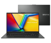 Notebook ASUS VivoBook Go 15, AMD RYZEN 5 7520U, 8GB, 256GB SSD, KeepOS, Tela 15,6″ FHD, Mixed Black – E1504FA-NJ731 na Amazon