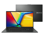 Notebook ASUS VivoBook Go 15, AMD RYZEN 5 7520U, 8GB, 256GB SSD, KeepOS, Tela 15,6″ FHD, Mixed Black – E1504FA-NJ731 na Amazon