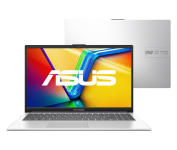 Notebook ASUS Vivobook Go 15, Intel Core i3 N305, 4GB, 128GB SSD, W11 Home, Tela 15.6″ FHD Cool Silver – E1504GA-NJ440W na Amazon