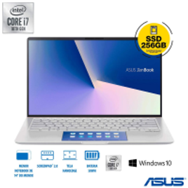 Notebook Asus ZenBook 14 i7-10510U 8GB 256GB SSD 14" Segunda Tela ScreenPad 2.0 - UX434FAC-A6339T na Americanas