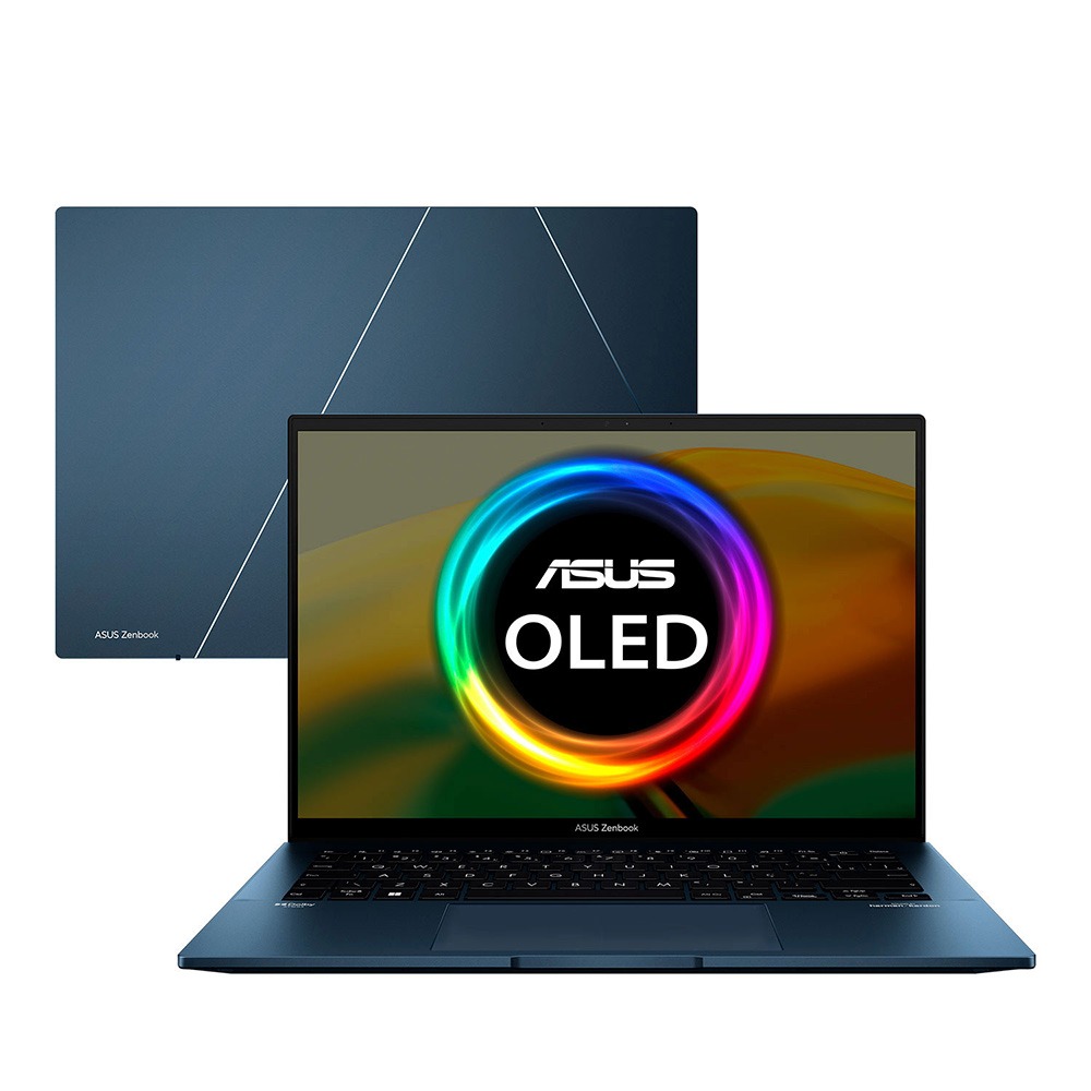 Notebook Asus Zenbook, Evo Intel Core i7-1260P, 16GB, 1TB SSD, Tela 14″, Azul Escuro-UX3402ZA-KM532W na Fastshop