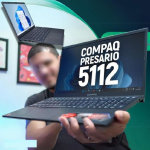 Notebook Compaq Presario 5112 Snapdragon™ 7C 4GB 128GB UFS 15,6”, 15H de Bateria, Windows 11, Azul Escuro – 2 ANOS DE GARANTIA DE FÁBRICA na Amazon