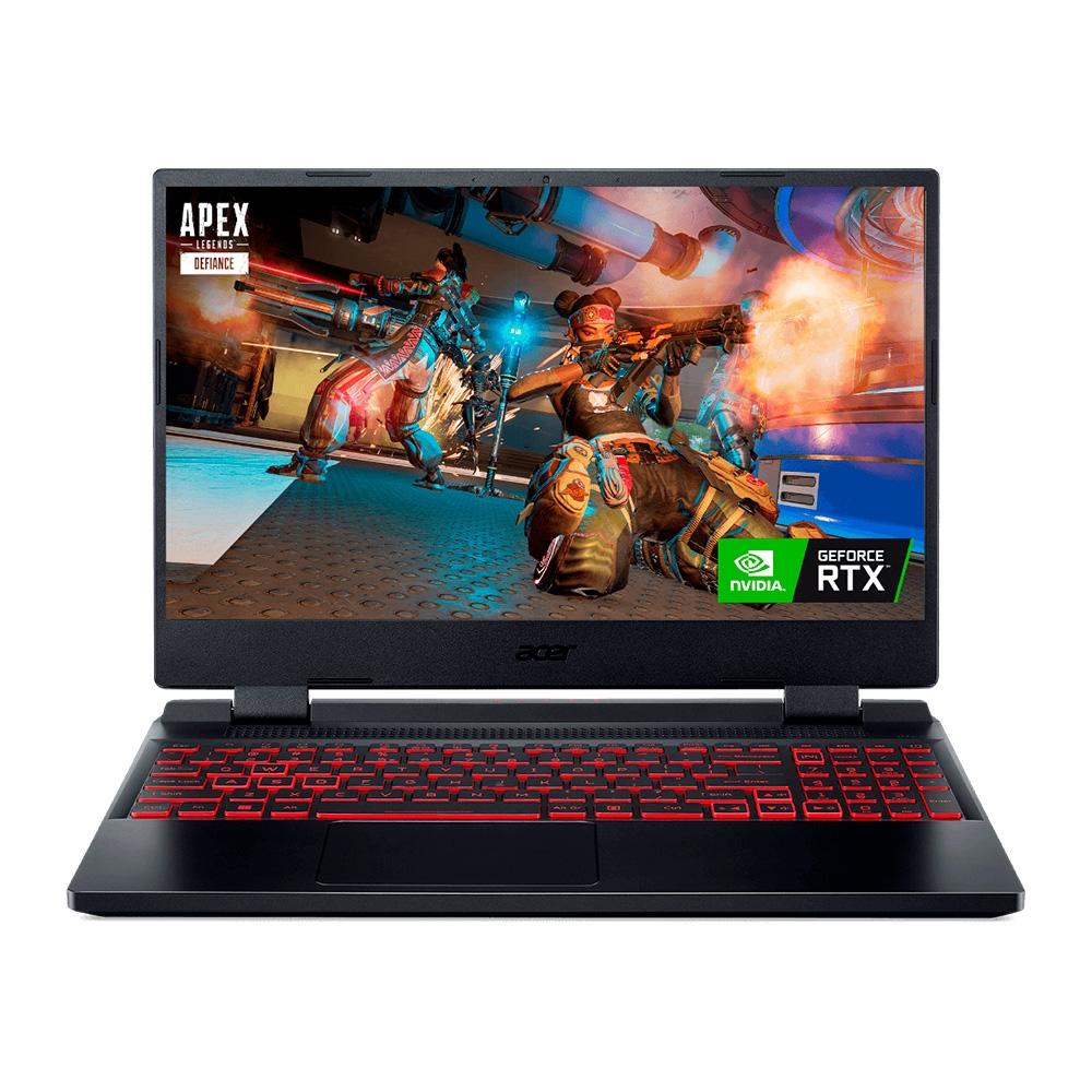 Notebook Gamer Acer Nitro 5 AMD Ryzen 5 7535HS, 8GB, NVIDIA RTX 3050, SSD 512GB, 15.6 Full HD, Linux Gutta, Preto – AN515-47-R5SU na KaBuM!