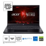 Notebook Gamer Acer Nitro V, Intel Core i7-13ªGen, 16GB, SSD 512GB, RTX4050, Tela 15.6″ Full HD, Linux Gutta – Anv15-51-7037 na KaBuM!