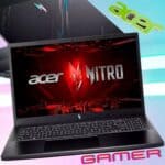 Notebook Gamer Acer Nitro V15 ANV15-51-57WS i5 13ªGen Linux Gutta 8GB 512GB SSD RTX3050 15.6′ FHD na Amazon