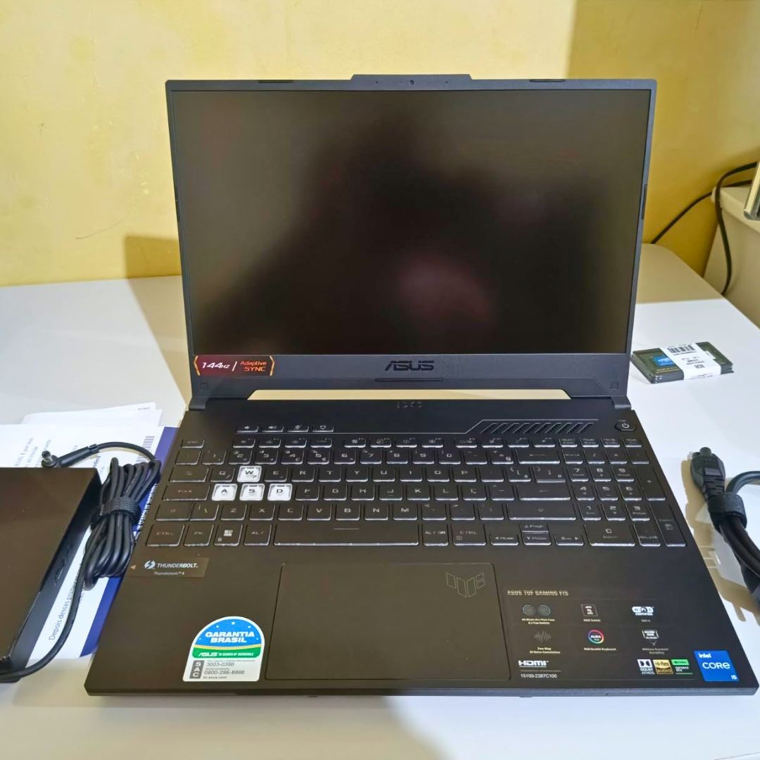 Notebook Gamer ASUS TUF Gaming F15FX507VU RTX4050 Core i7 13620H 8Gb Ram 512Gb SSD Linux 15,6″ FHD144Hz Gray- LP151 na Casas Bahia