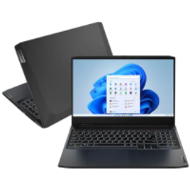 Notebook Gamer Lenovo Gaming 3i i5-11300H 8GB SSD 512GB Geforce GTX 1650 Tela 15,6" FHD W11 - 82MG0009BR na Amazon