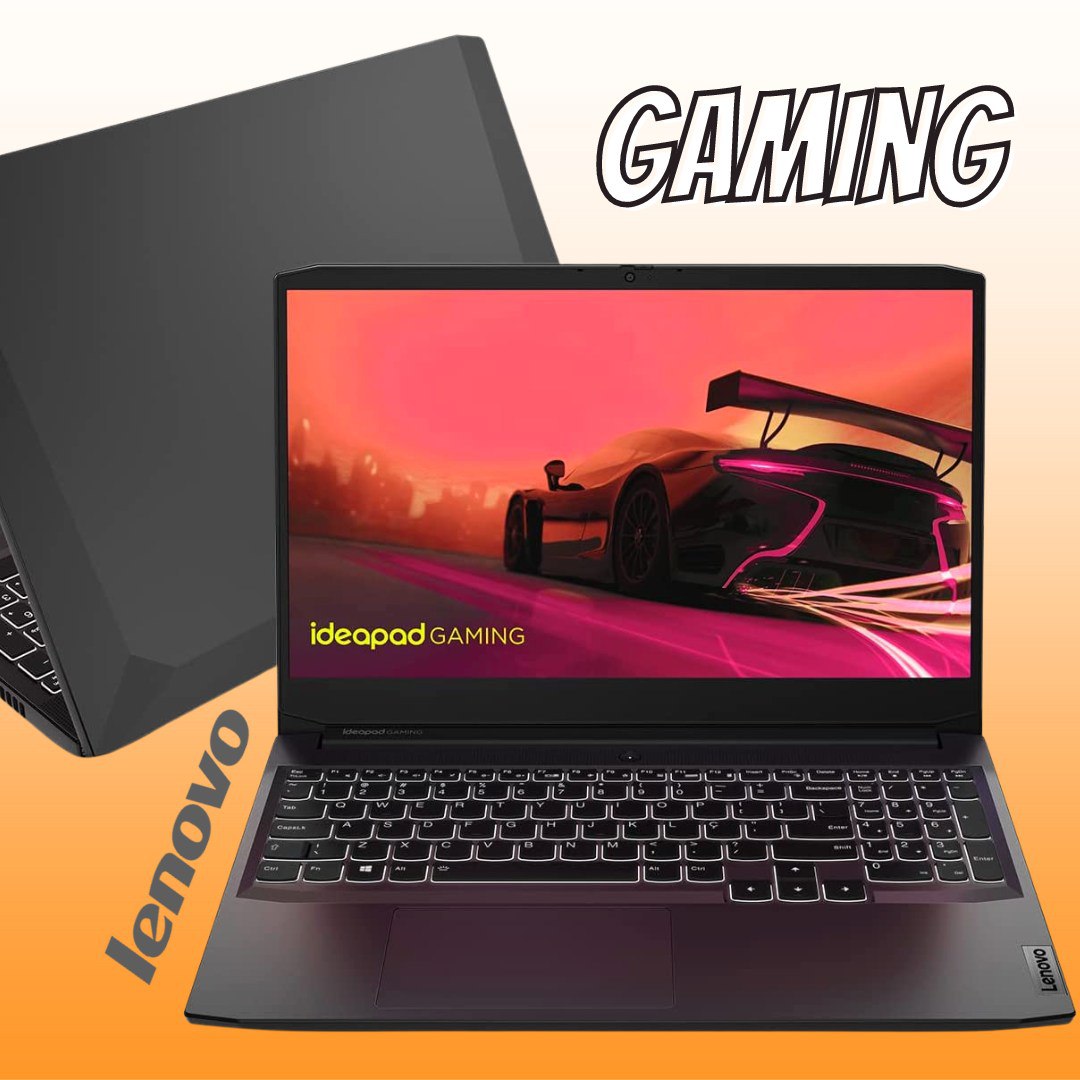 Notebook ideapad Gaming 3 R7-5800H 16GB 512GB SSD PCIe RTX 3060 6GB 15.6″ FHD Linux 82MJS00100 na Fastshop