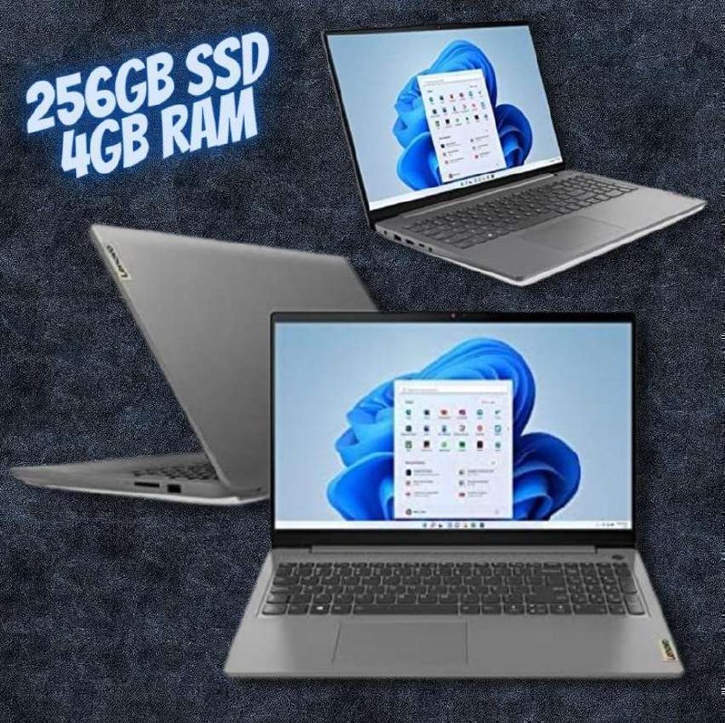 Notebook Lenovo IdeaPad 3i i3-1115G4 4GB 256GB SSD Intel UHD Graphics Windows 11 15.6′, Cinza, 82MD000ABR na Amazon
