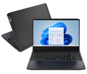 Notebook Lenovo ideapad Gaming 3i, i5-11300H, 8GB, 512GB SSD Dedicada GTX 1650 4GB 15.6″ FHD WVA W11, Preto na Amazon