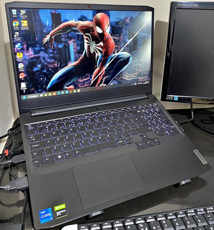 Notebook Lenovo Ideapad Gaming 3i i5-11300H 8GB 512GB SSD Placa Dedicada NVIDIA® GeForce® GTX 1650 4GB 15.6″ FHD WVA Linux 82MGS00200 Shadow Black na Casas Bahia