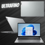 Notebook Lenovo Ultrafino IdeaPad 1 R3-73200U 8GB 256GB SSD Windows 11 15.6″ 82X50000BR Cinza na Magazine Luiza