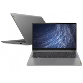 Notebook Lenovo Ultrafino IdeaPad 3 Ryzen 5-5500U 8GB SSD 256GB AMD Radeon Graphics Tela 15.6" FHD Linux - 82MFS00100 na Magazine Luiza