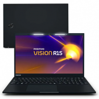 Notebook Positivo Vision R15 AMD® Ryzen 7-5700U Linux 32GB RAM 512GB SSD IPS Full HD 15.6” Lumina Bar - Preto na Positivo