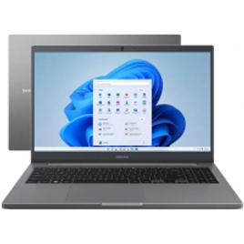Notebook Samsung Book i3-1115G4 4GB SSD 256GB Intel UHD Graphics Tela 15,6” FHD W11 - NP550XDA-KV3BR na Amazon