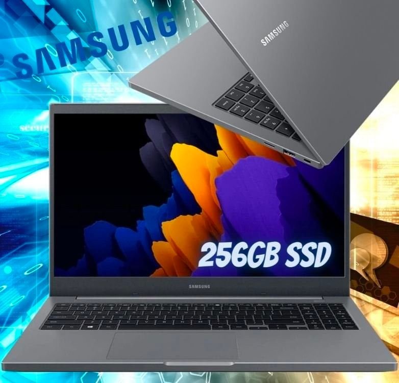 Notebook Samsung Book I3 4GB 256GB SSD 15.6 Windows 11 Cinza Chumbo na Amazon