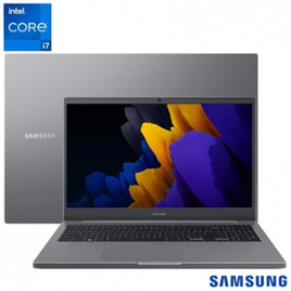 Notebook Samsung Book i7-11165G7 8GB RAM SSD 256GB 15,6" Intel Iris Xe W11 - NP550XDA-KU1BR na Amazon