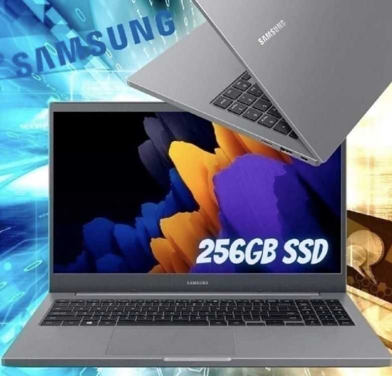 Notebook Samsung Book, Intel Core i5 1135G7, 8GB, 256GB SSD, 15,6", Cinza Chumbo - NP550XDA-KH2BR na Fastshop