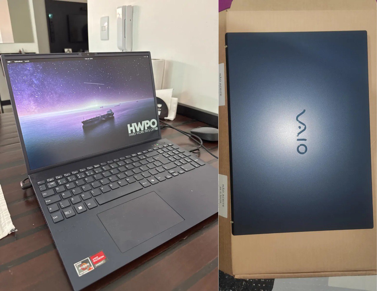 Notebook VAIO FE16 Intel Core i5-1334U Windows 11 Home 8GB RAM total 256GB SSD Tela 16″ IPS WUXGA Antireflexo – Cinza Grafite – VJFE62F11X-B0921H na Amazon