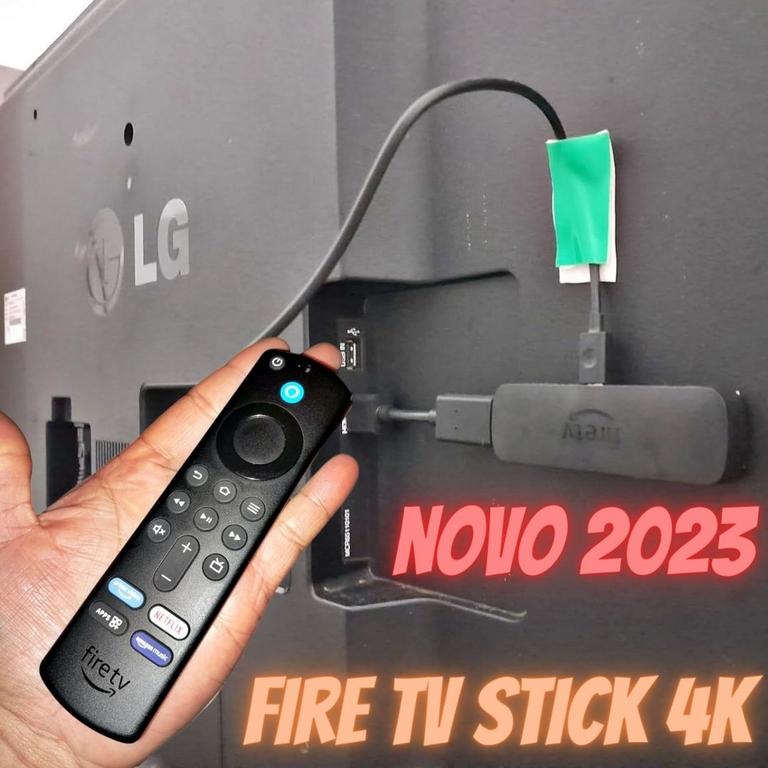 Novo Fire TV Stick 4K | Streaming com Dolby Vision/Atmos e suporte a wi-fi 6 | Com Alexa e comandos de TV na Amazon