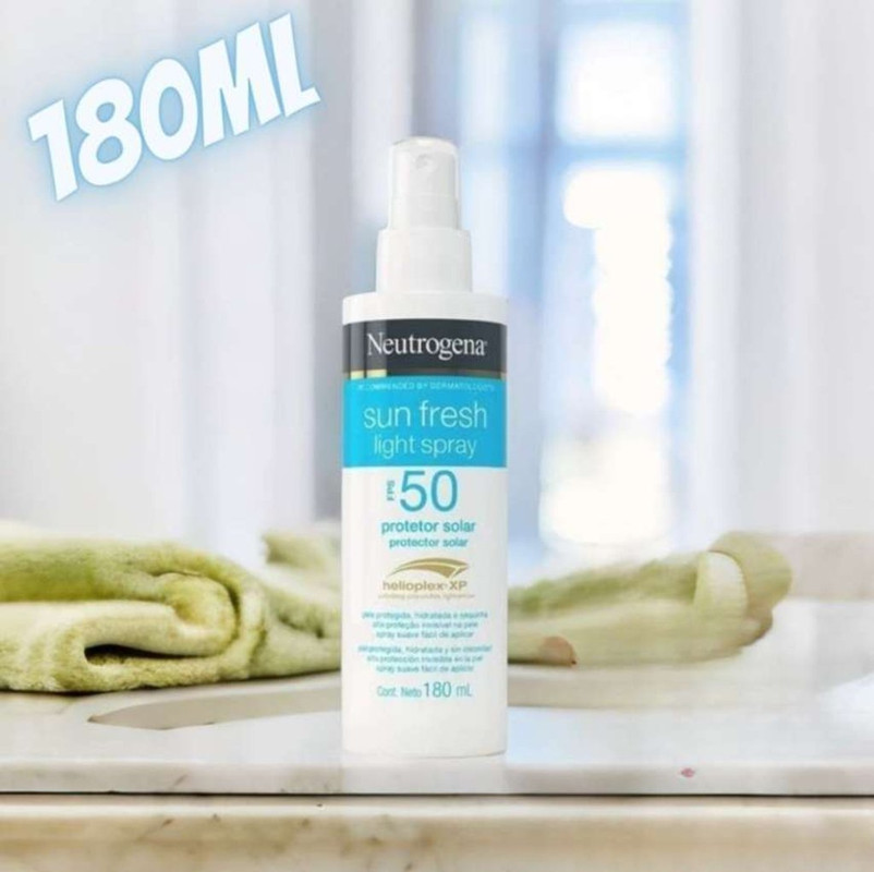 Novo – Neutrogena Sun Fresh Light Spray Fps 50 180Ml, Neutrogena na Amazon