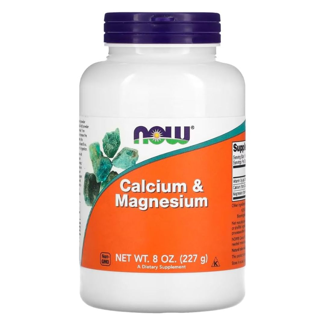 NOW Foods Pó Cálcio e Magnésio 227g Importado na Amazon