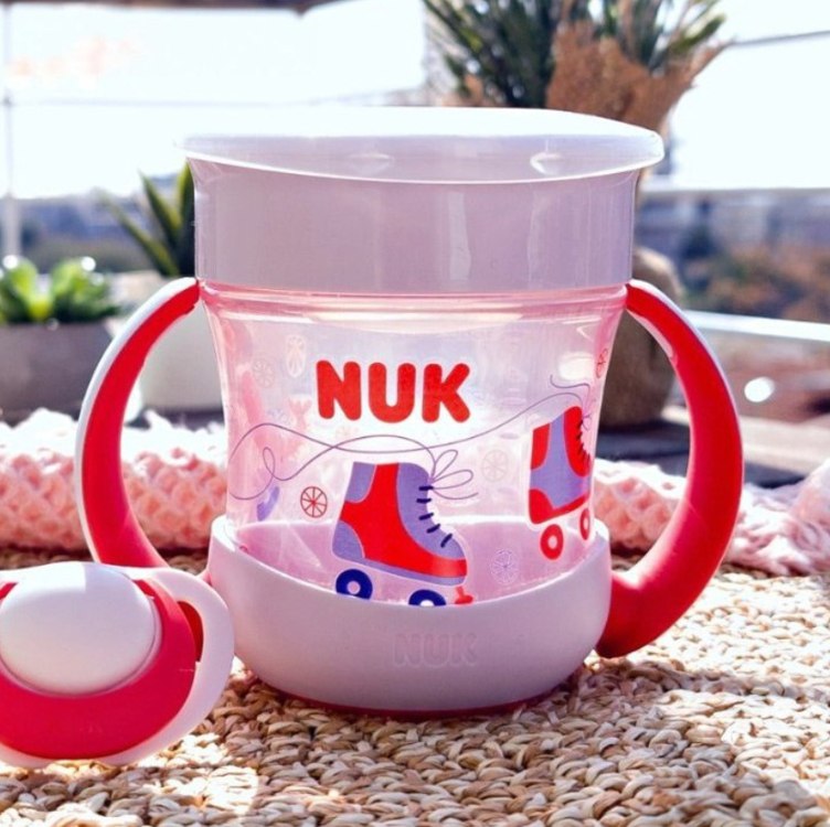 NUK Copo Mini Magic Cup 360º Com Alça Evolution 160Ml– Girl Vermelho na Amazon