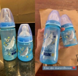 NUK Kit Mamadeira My 1St S1 150 Ml S2 300 Ml Boy – Azul na Amazon
