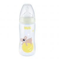 NUK Mamadeira Anticólica Brilha No Escuro Com Controle Temperatura 300Ml na Amazon
