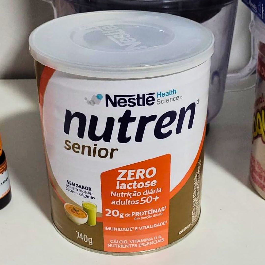 Nutren Complemento Alimentar Senior Sem Sabor Zero Lactose 740G na Amazon