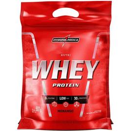 Nutri Whey Protein Morango Pouch 907g -  Integralmédica na Amazon