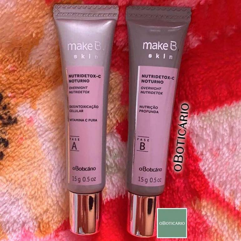 Nutridetox C Noturno Make B. Skin na oBoticário