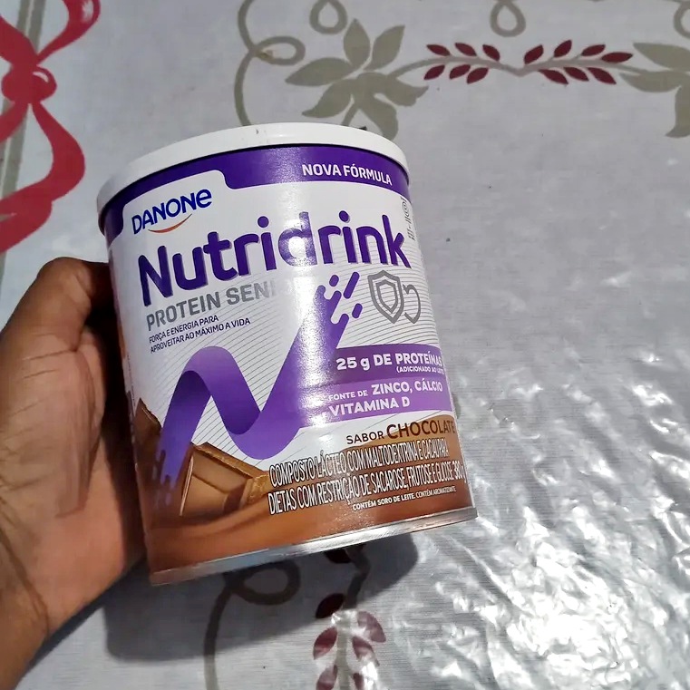Nutridrink Suplemento Adulto Protein Senior Chocolate 380G na Amazon