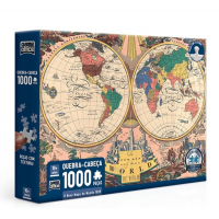 O Novo Mapa Do Mundo: 1928 - Quebra-cabeça - 1000 Peças - Toyster Brinquedos na Amazon