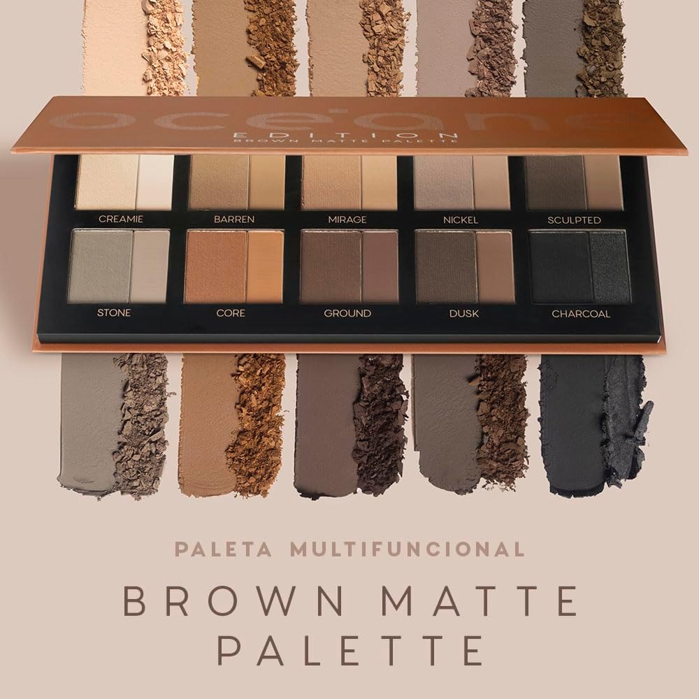 Océane Edition – Paleta de Sombras – Brown Matte Palette na Amazon