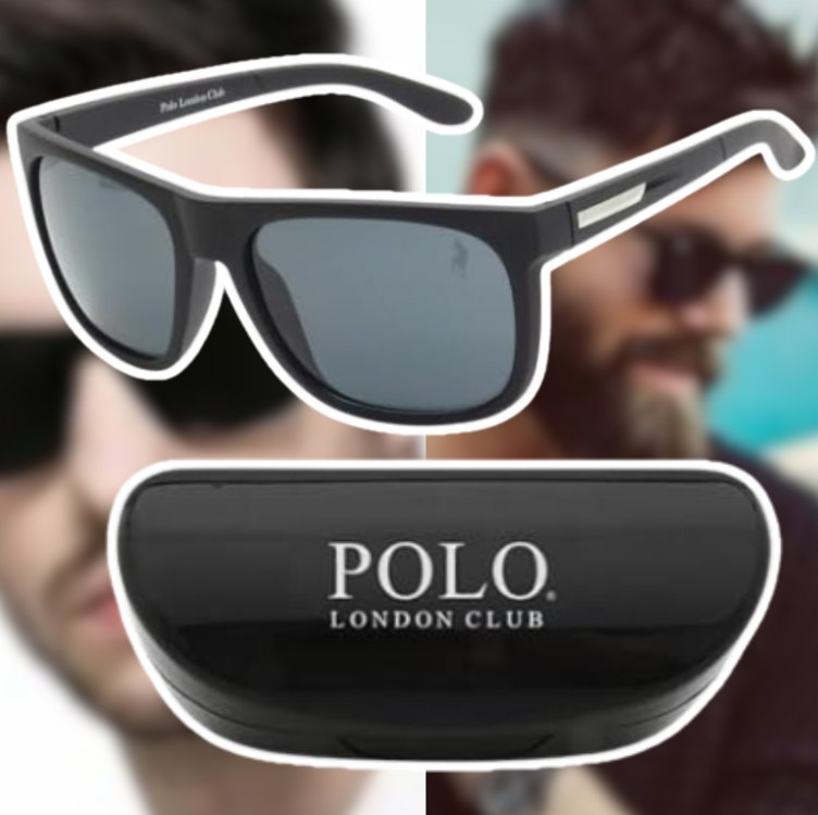 Óculos de Sol Casual esportivo Masculino Polo London Club com Proteção UVA/UVB na Amazon
