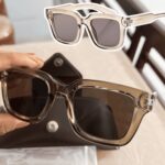 Óculos de Sol Polo London Club Quadrado Cristal cinza Unissex, Policarbonato UV400 contém Case Couro ECO na Amazon