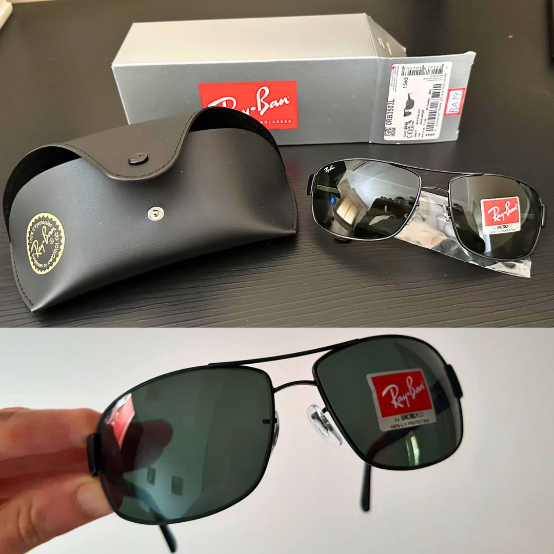 Óculos de Sol Ray-Ban 0RB3503L 006/71 Tam 64 na Amazon