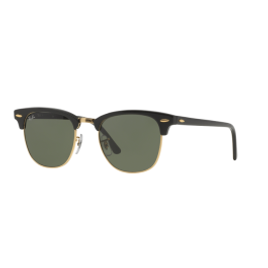 Óculos de Sol Ray-Ban RB3016L W0365 Preto Lente Verde Tam 51 na Okulos