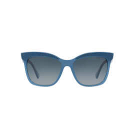 Oculos Escuro Ralph By Ralph Lauren RA5235 16904U Azul Texturizado Lente Polarizada Tam 56 Feminino na Okulos