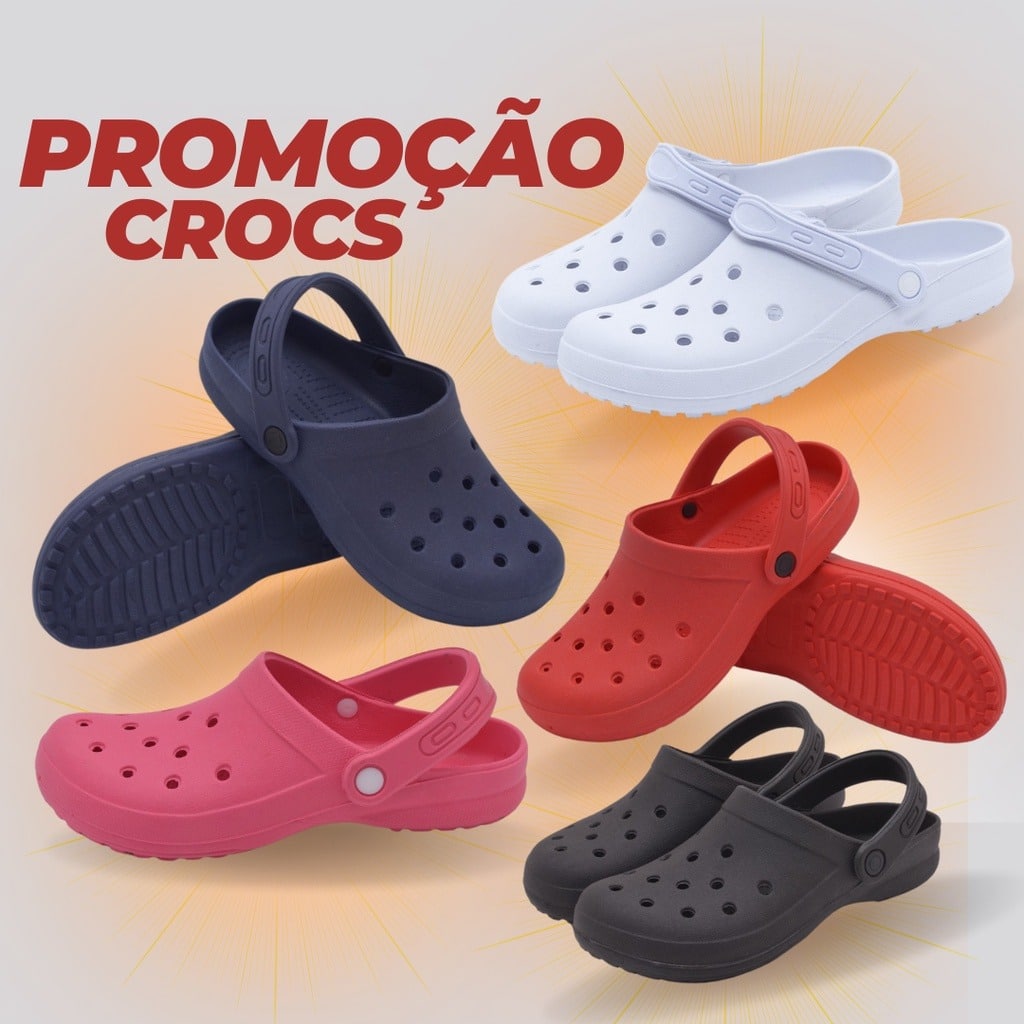 Ofertas em Calçados Crocs Adulto e Infantil na Amazon