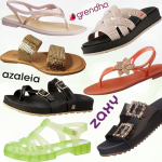 Ofertas em Chinelos e Rasteiras Femininas com até 50% OFF na Amazon