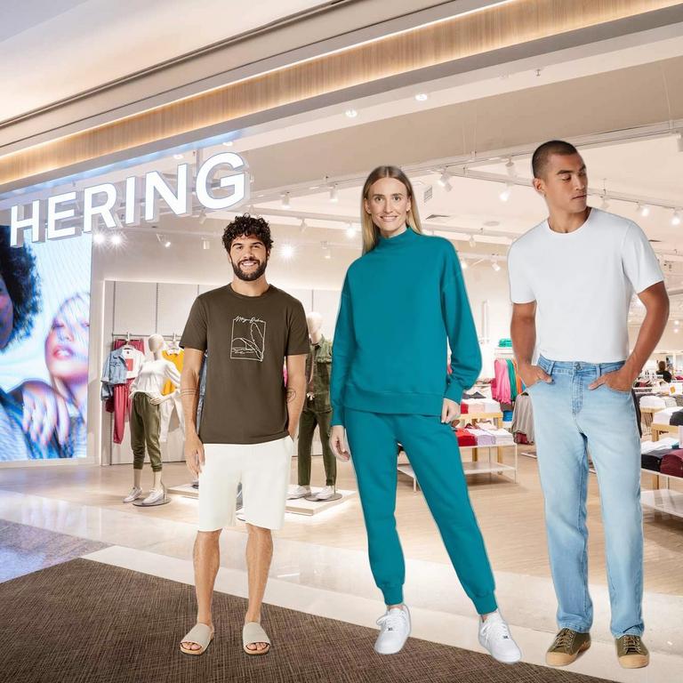 Ofertas em Roupas Hering, blusões, calças e bermudas na Amazon